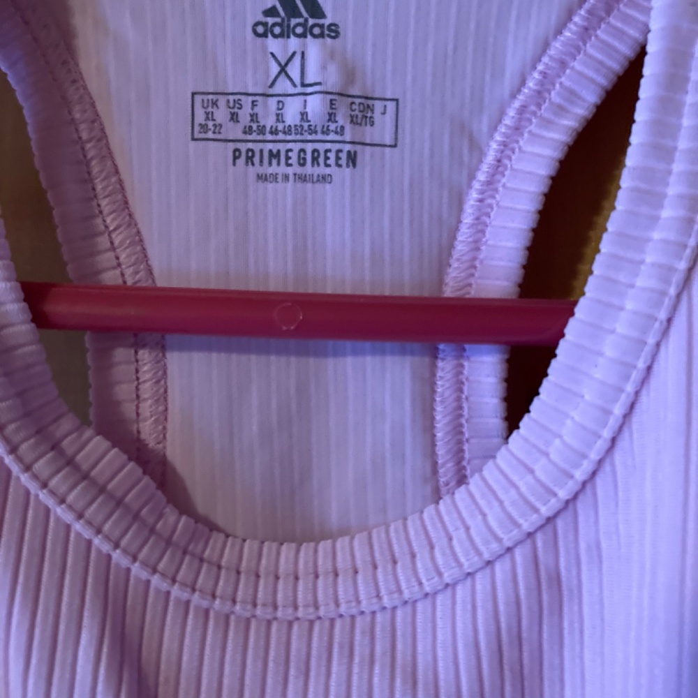 Adidas Cropped Racerback Top – Size XL (Runs Large) - Picture 3 of 5